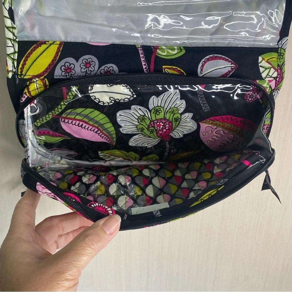 NWT Vera Bradley Hanging Organizer Moon Blooms Travel Bag Retired Pattern